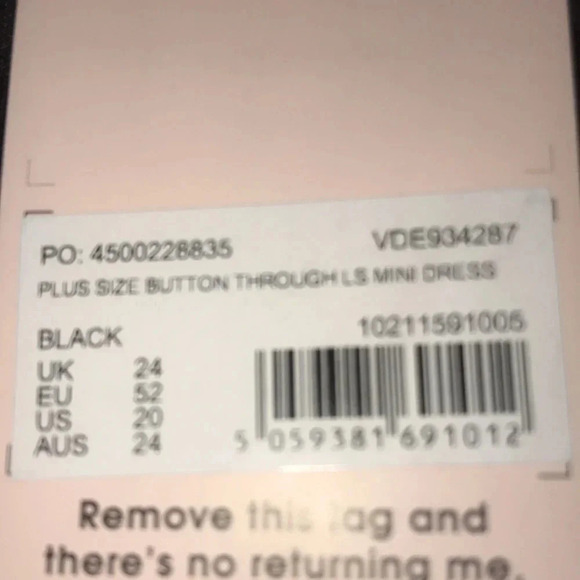 𝅺MISSGUIDED mini dress polkadot print balloon sleeves NWT size 20 - Picture 8 of 11